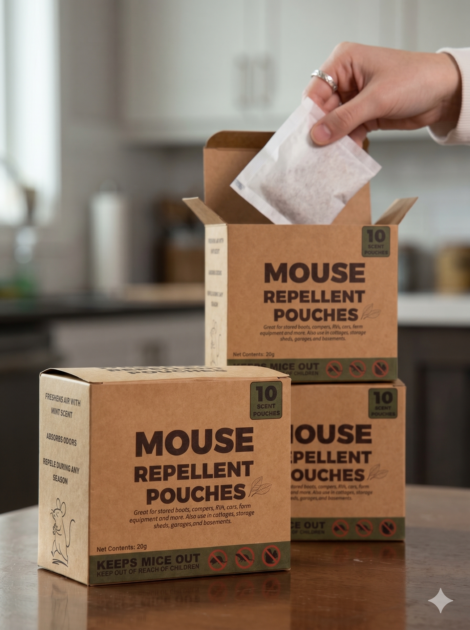 Placing a Pest Vault pouch